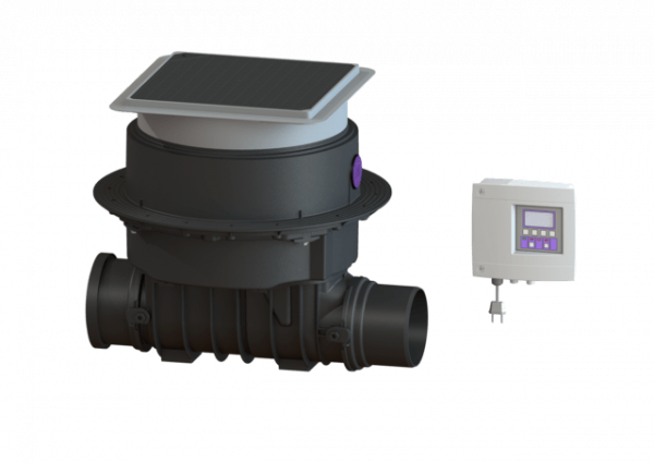 KESSEL Rückstauautomat Staufix FKA DN 150, Bodenplatte, schwarz