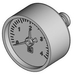 LK Armatur LK 924/925 Manometer 50-4bar G1/4 PTFE Ring