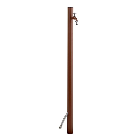 ewuaqua iWater Aquapoint Loop braun Wasserzapfst. als Gartenstele, Alu