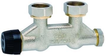 Honeywell H Anschlussblock Therafix 2 Rohr Installation RG ma vn Durchg 1/2"