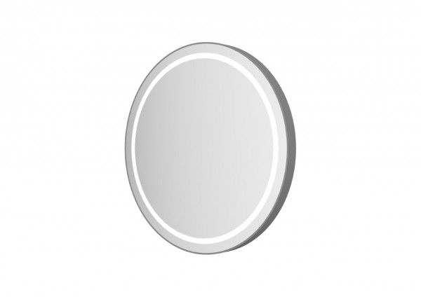 ESS Spiegel Mirror Iseo Rund Anthrazit 80 cm, Leiste