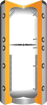 Pufferspeicher ohne Wärmetauscher Typ JPSL 1000, 885 l