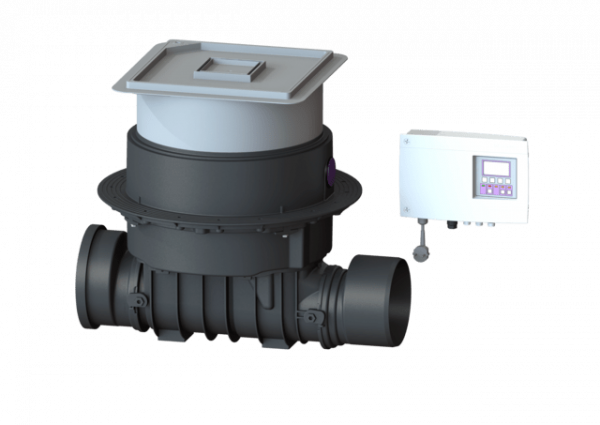 KESSEL Rückstaupumpanlage Pumpfix F DN 200, Bodenplatte, befliesbar