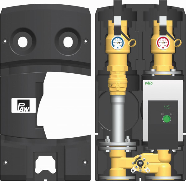 PAW HeatBloC K32 DN 40 3-Wege H-Mischer F PN 6 Wilo Yonos PARA HF 40/12