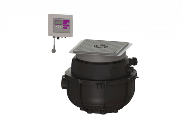 KESSEL Hebeanlage Aqualift S Compact Tronic, GTF 1200, res., Bodenpl., schw.