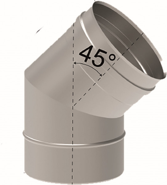 Fröling Bogen 45Grad Dm130