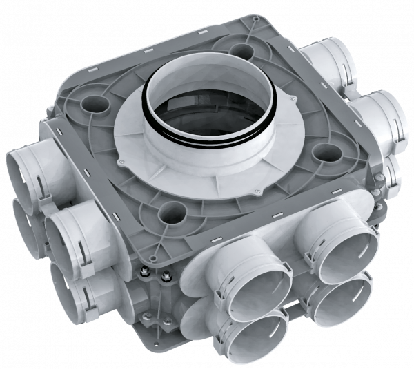 Blauberg BlauFast SR 160/75x12 51P Kunststoffverteilerkasten