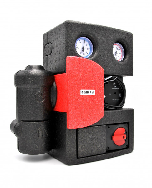 EnTEC P & L DN25 MK DirtEX - Stellmotor ST06 - Grundfos UPM3 Hybrid 25-70 180 (iPWM)