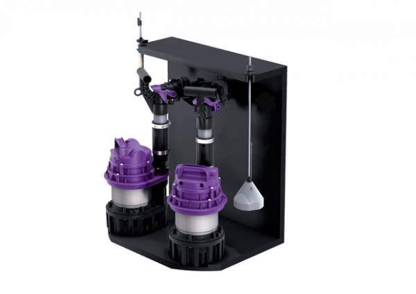 KESSEL Pumpanlage Aquapump Retrofit Duo, GTF 1000-S3, Tauchglocke