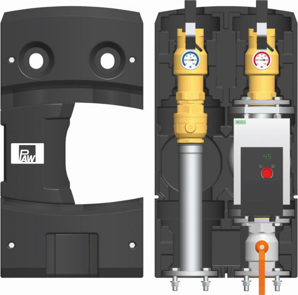 PAW HeatBloC K31 DN 50 direkt F PN 6 Wilo Yonos MAXO plus 50/0.5-9