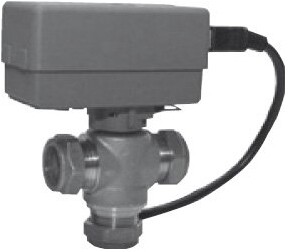 Junkers Bosch Umschaltventil WWV22 1 22mm, Warmwasser, mit Motor