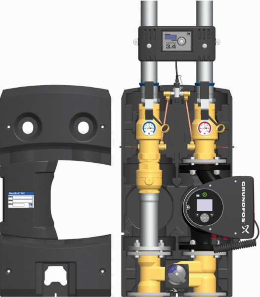PAW HeatBloC MC42 DN 50 3-Wege H-Mischer MCom 3.4, Motor SR10 GF MAGNA3 50-120F